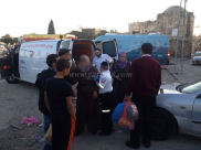 بالصور: إصابة طفيفة لسيدة بحادث دهس في مدينة الرملة 